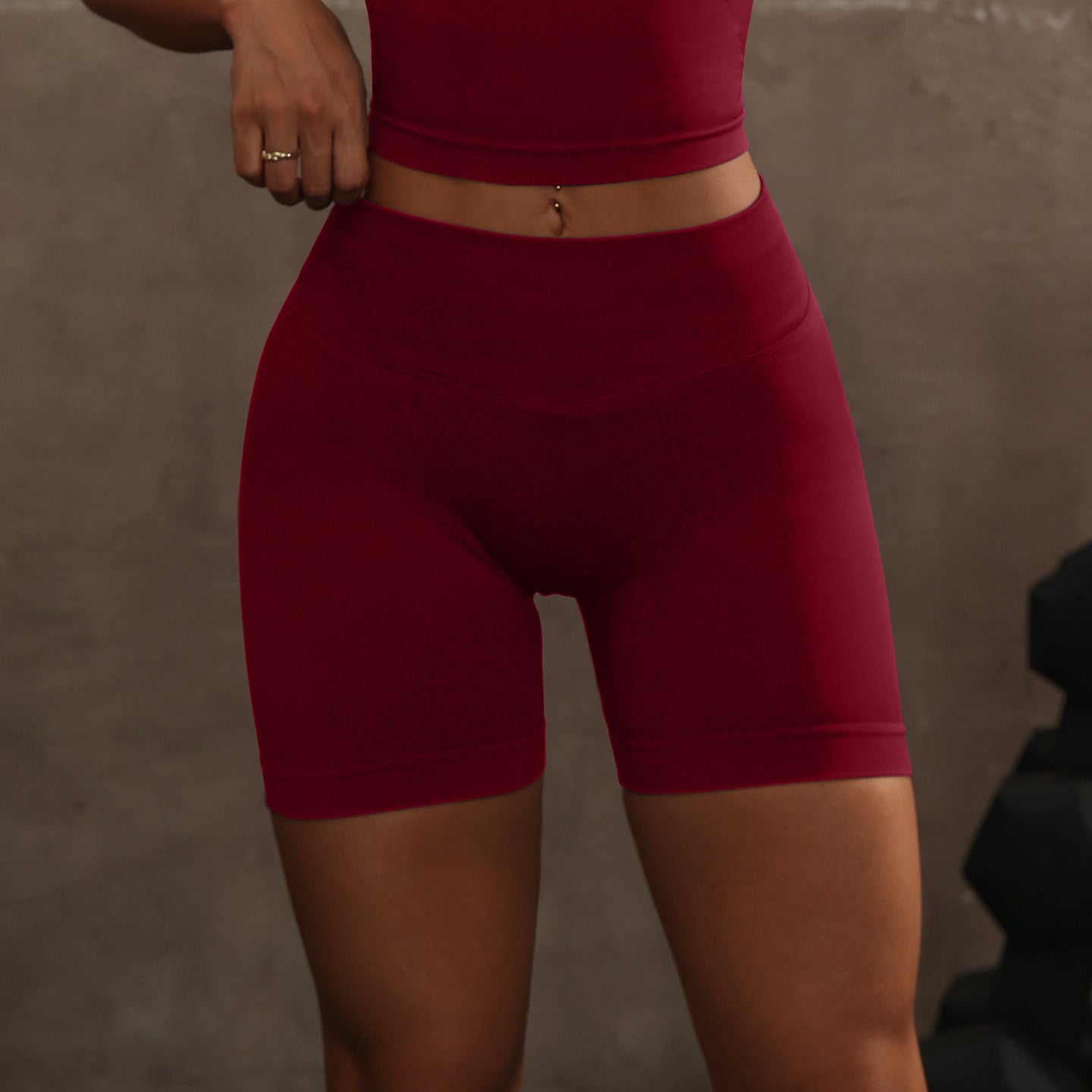 Impact High Waisted Scrunch Shorts