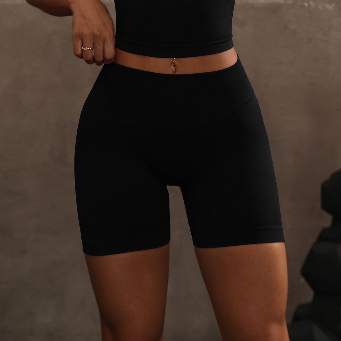 Impact High Waisted Scrunch Shorts